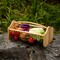 Gardenised Vintage Harvest Basket Pine Wood & Metal Mesh Wire Design Wooden Frame with Straight Handle for Fruits Vegetables Kitchen Organization Decorative Storage Home Décor & Garden Display